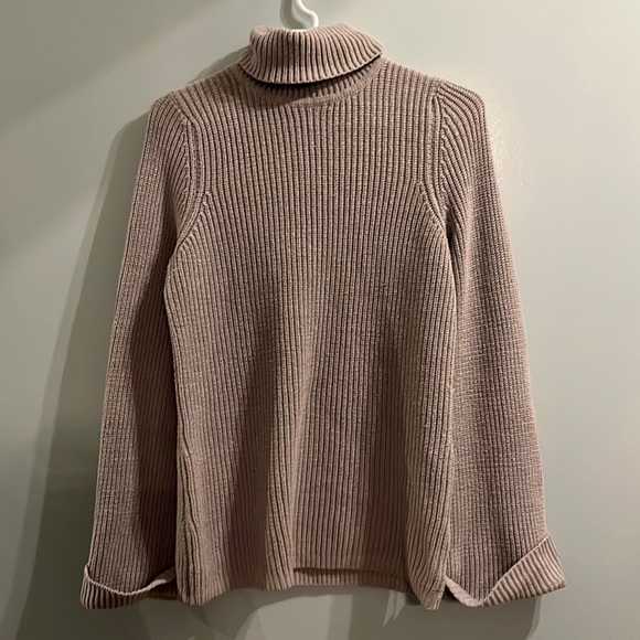 Denver Hayes Knitted sweater size large, gray turtle neck - Picture 1 of 5
